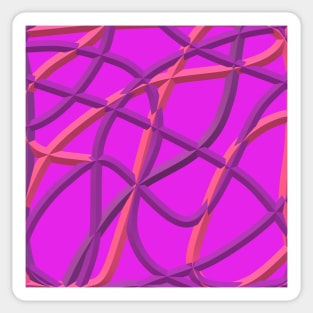 Purple and Pink Twists Sticker